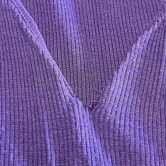 International Concepts Y2k Ribbed V Neck Long Sleeve - Picture 2 of 7